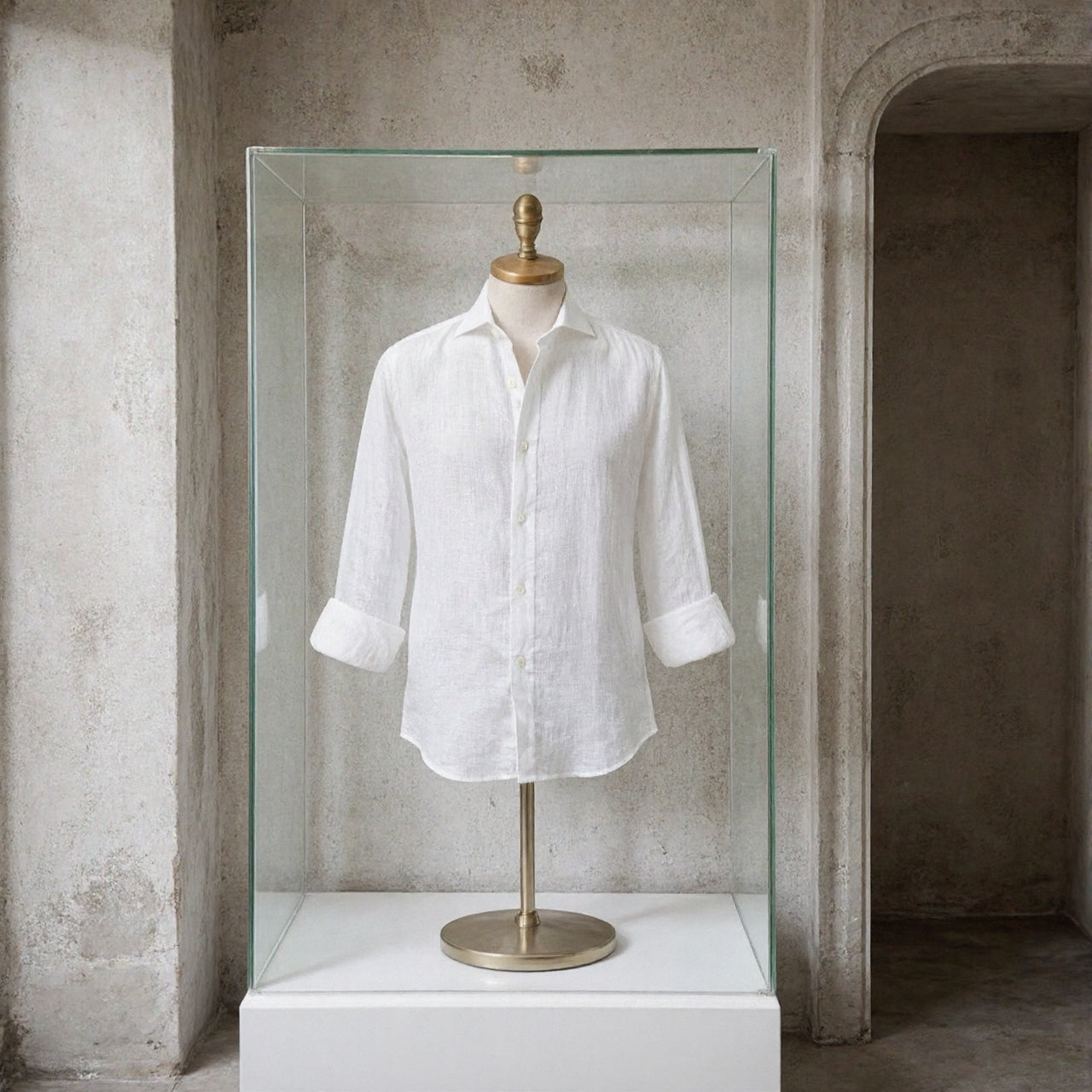 Camisa de Vestir 100% lino Irlandes