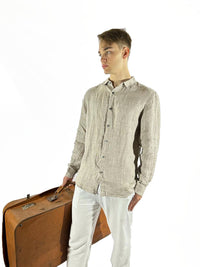 Thumbnail for Camisa 100% Lino INGLES