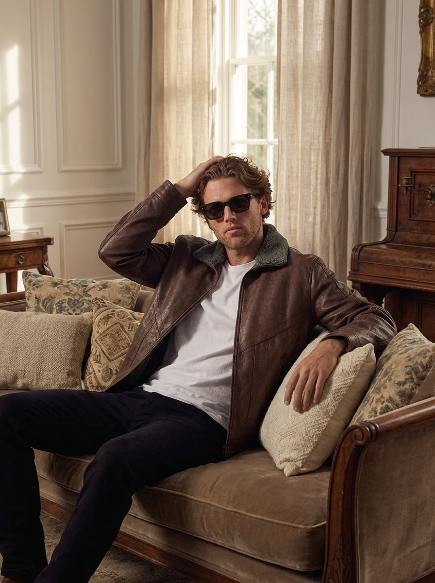 Chaqueta de Cuero Wandsworth