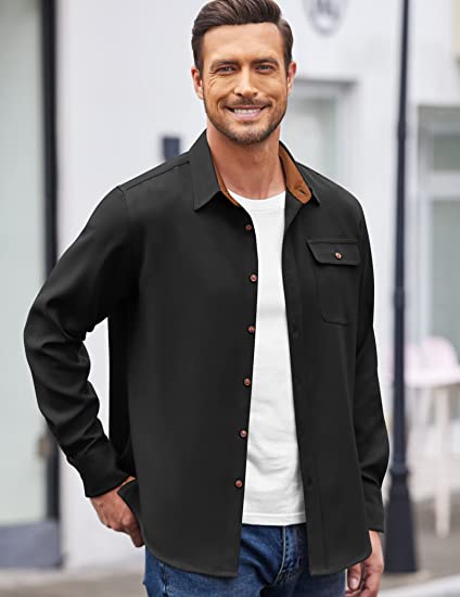 Camisa con cuello de Pana