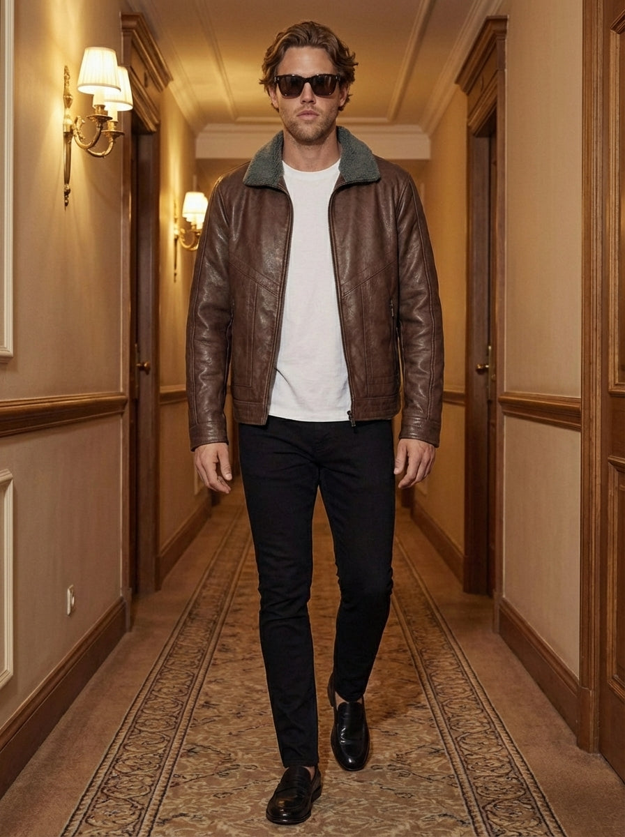 Chaqueta de Cuero Wandsworth