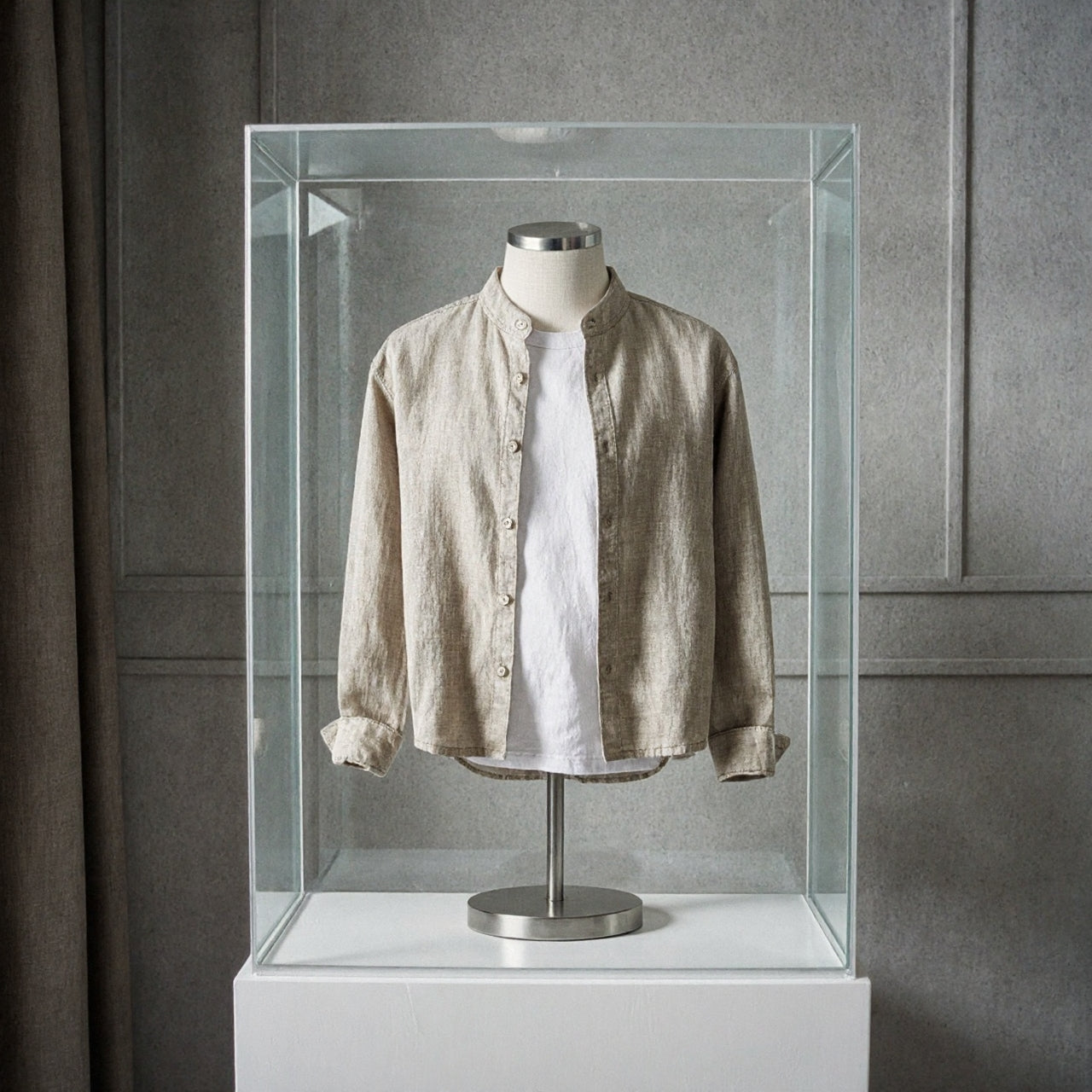 Camisa de 100% lino high quality