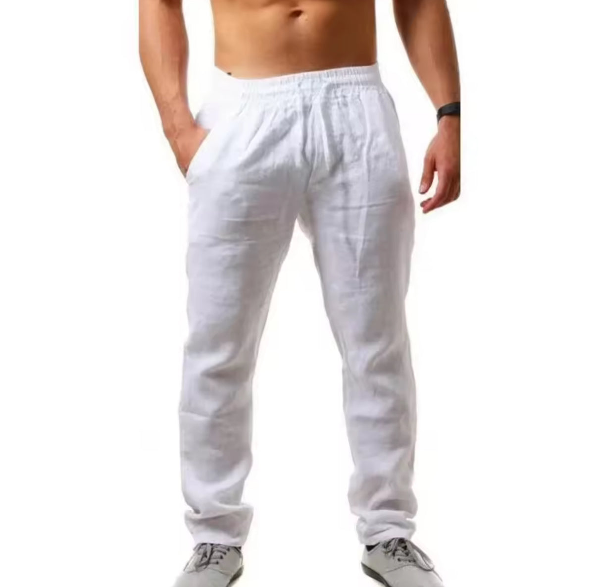 Pantalon de Bambula y lino