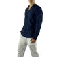 Camisa de Lino Manga Larga cuello en V