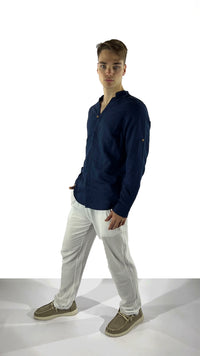 Thumbnail for Pantalon de Bambula y lino