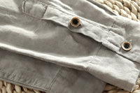 Thumbnail for Camisa de lino Manga Larga cuello mao