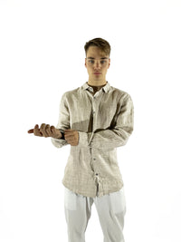 Thumbnail for Camisa 100% Lino INGLES