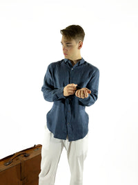 Thumbnail for Camisa 100% Lino INGLES