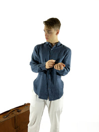 Thumbnail for Camisa 100% Lino INGLES