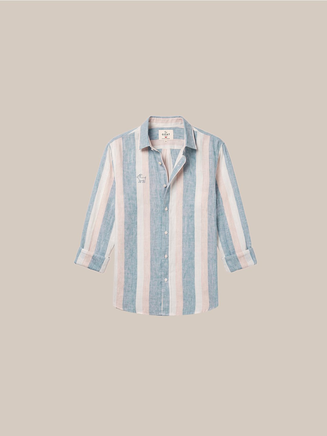Camisa Leicester (100% Lino) - Marrón