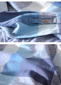 Thumbnail for Camisa 100% Lino a Cuadros