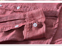 Thumbnail for Camisa de lino Manga Larga