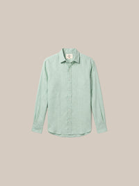 Thumbnail for Camisa artworld linen - 2 verde IA