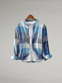 Thumbnail for Camisa 100% Lino a Cuadros