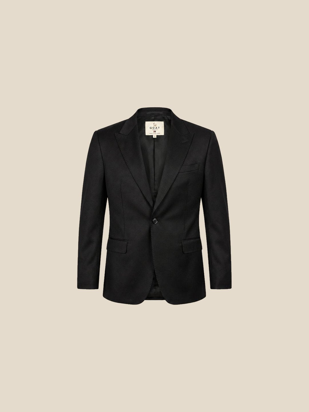 Blazer Burlington Peak Lapel - negro frente