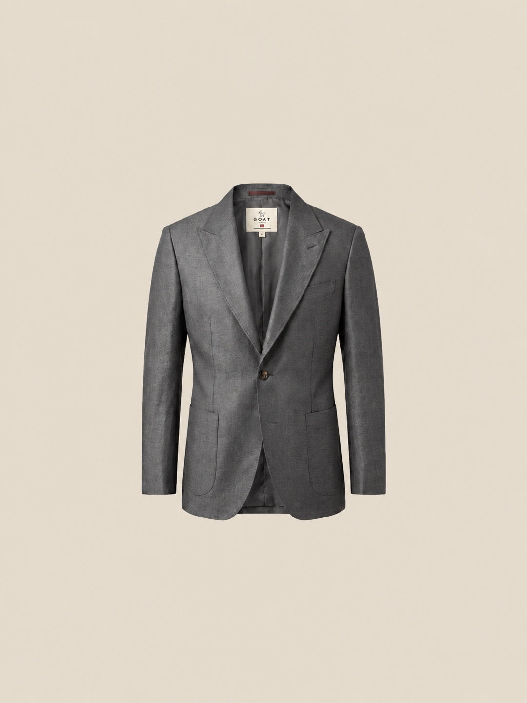 Blazer Burlington Peak Lapel - gris plata oscuro frente