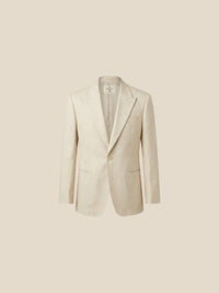 Thumbnail for Blazer Burlington Peak Lapel - crema frente