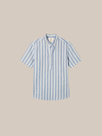 Thumbnail for Camisa de lino manga corta a rayas - 3 fondo beige.jpg