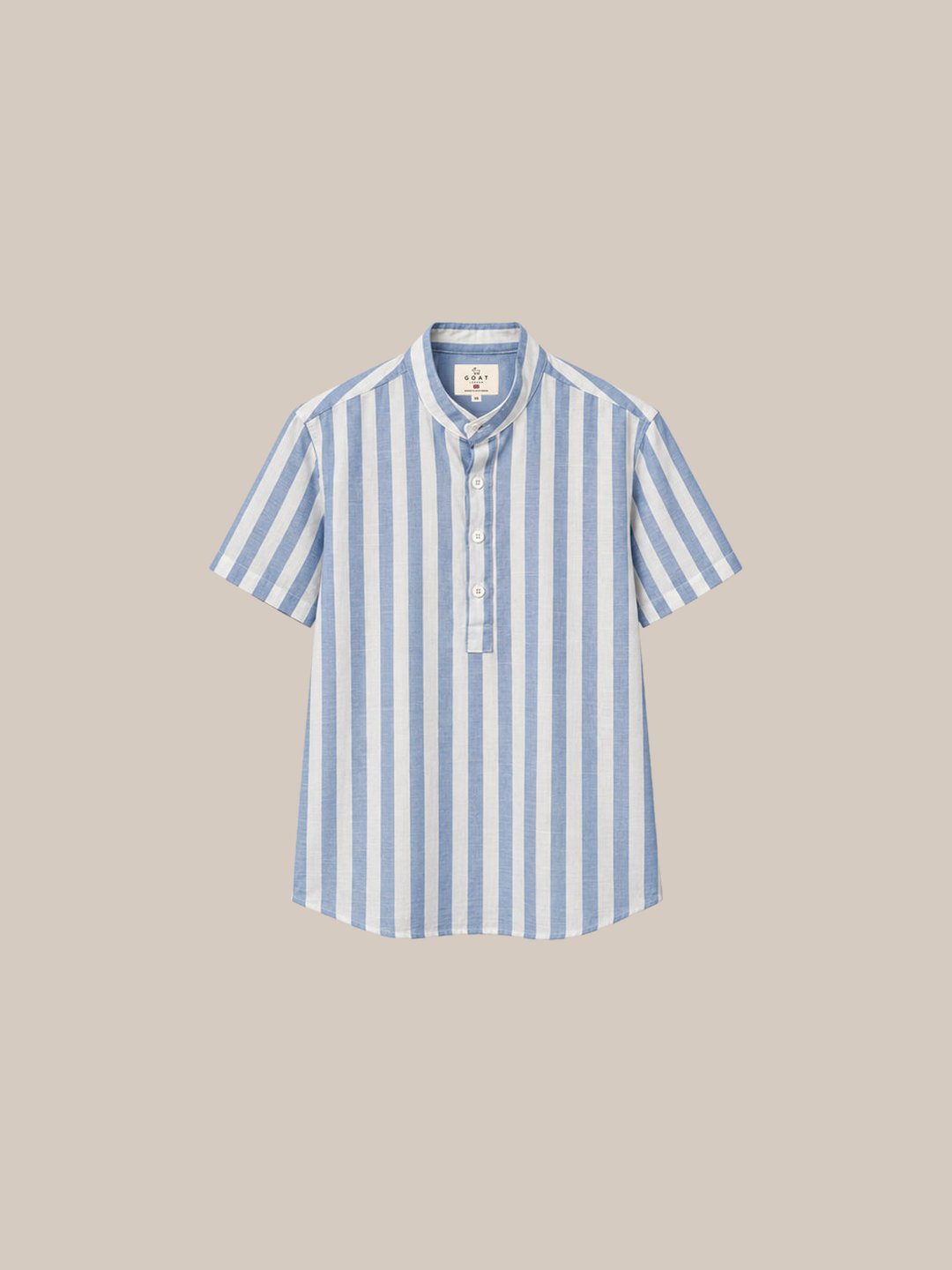Camisa de lino manga corta a rayas - 6.jpg