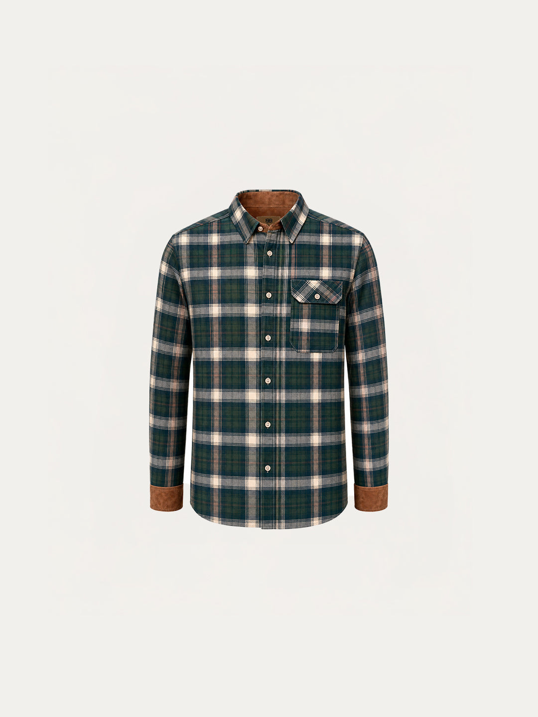 Camisa con cuello de Pana