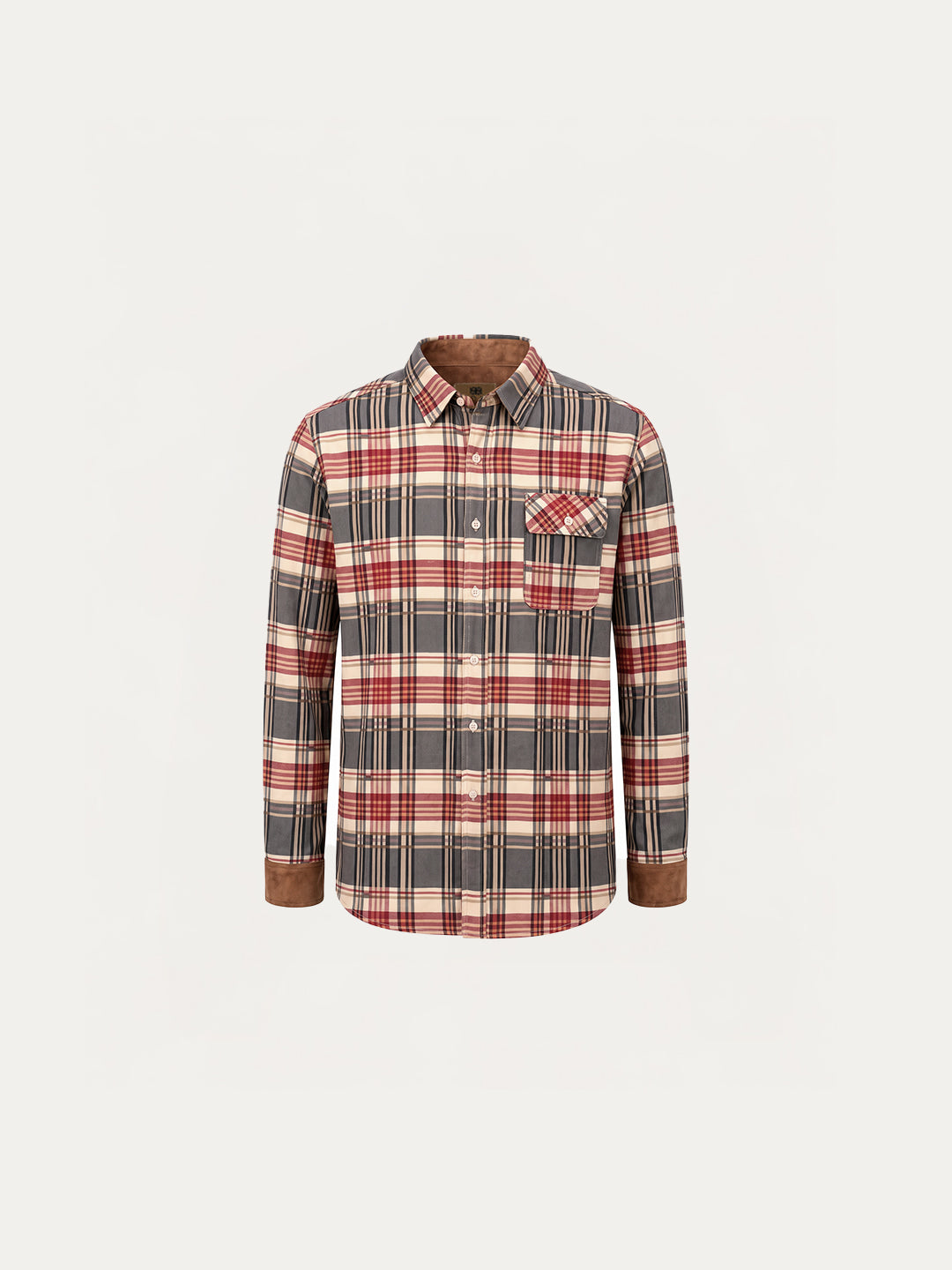 Camisa con cuello de Pana