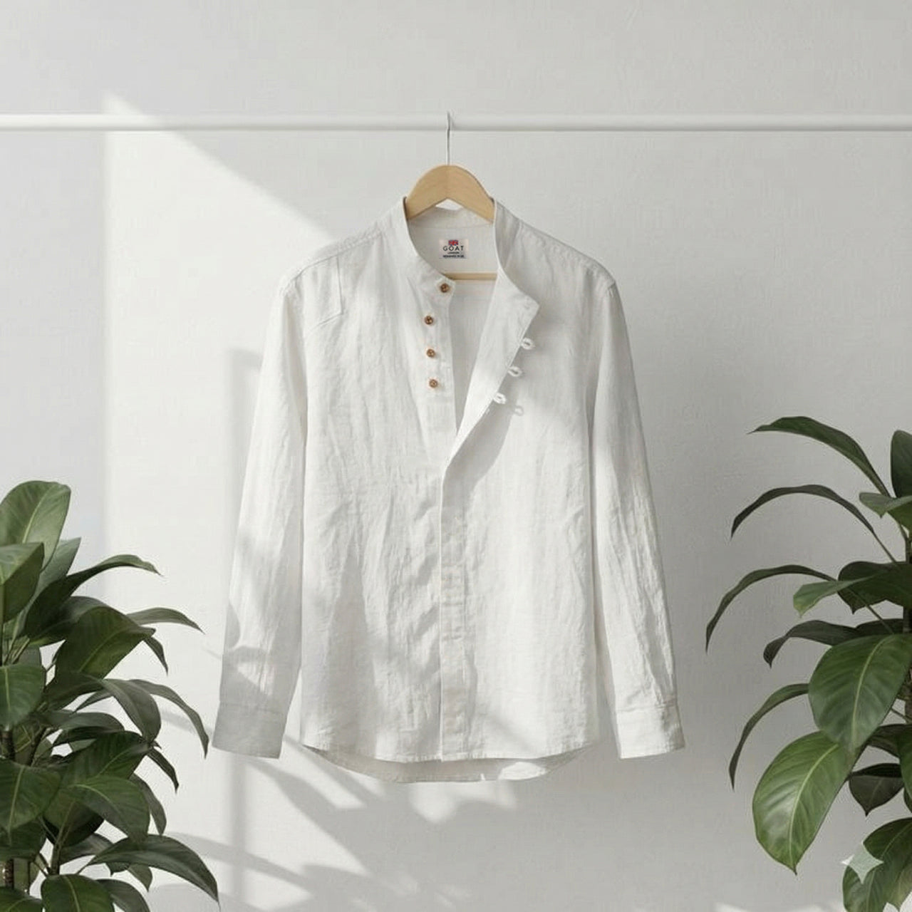 Camisa de lino Manga Larga