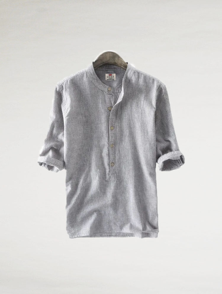 Camisa de lino Manga 3/4