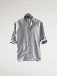 Thumbnail for Camisa de lino Manga 3/4