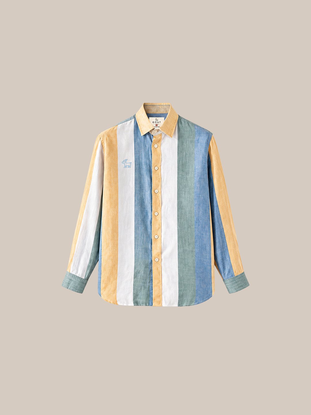 Camisa London Eye manga larga - 4 amarillo fondo beige.jpg