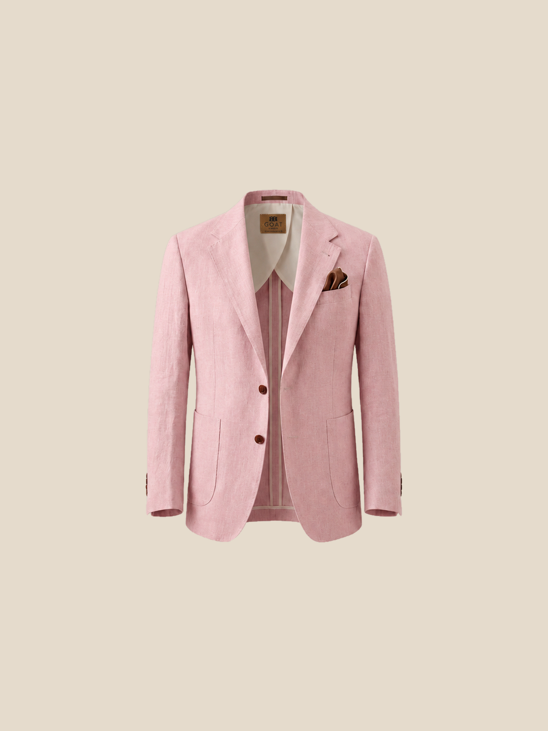 Blazer Cadogan Linen — encuadre y fondo de Camisas de Verano
