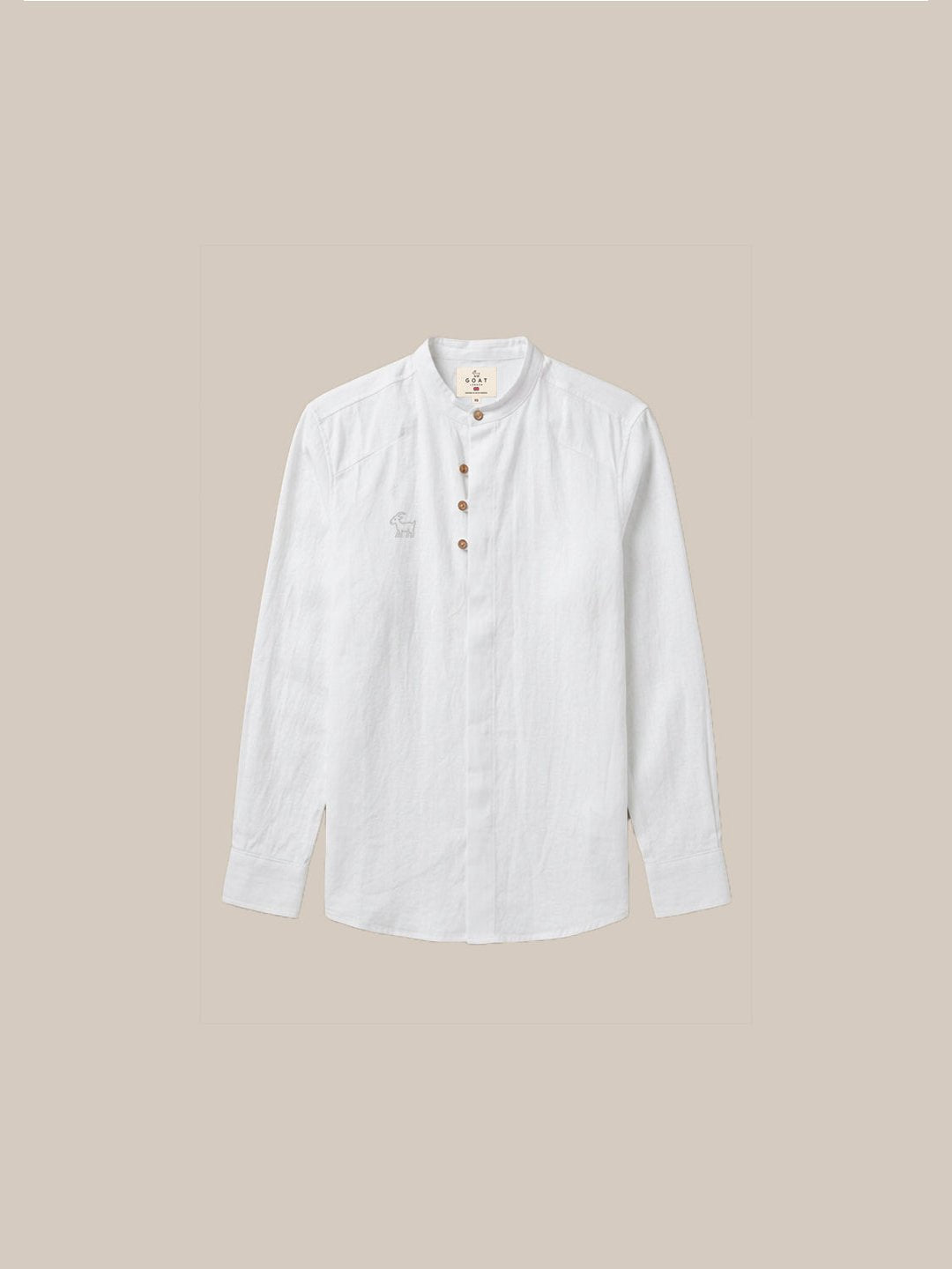 Camisa de lino Manga Larga - 11 blanca