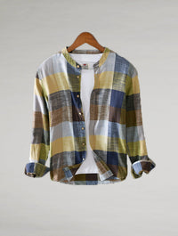 Thumbnail for Camisa 100% Lino a Cuadros