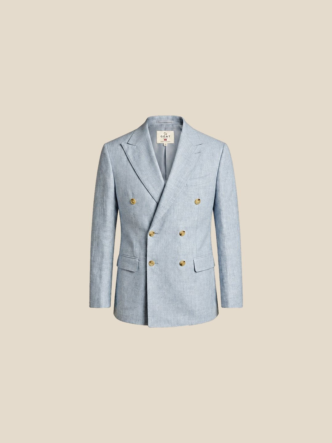 Blazer Regent's Park Double-Breasted - celeste frente