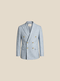 Thumbnail for Blazer Regent's Park Double-Breasted - celeste frente