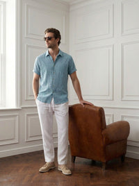 Thumbnail for Richmond celeste - Modelo J apoyado sillon.jpg