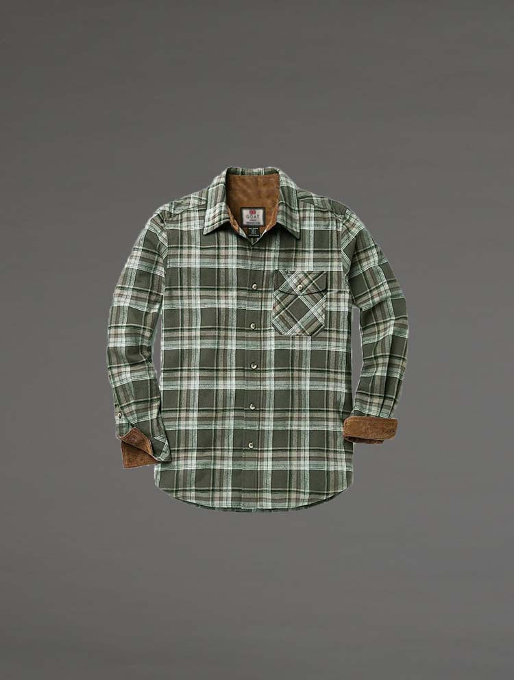 Camisa con cuello de Pana