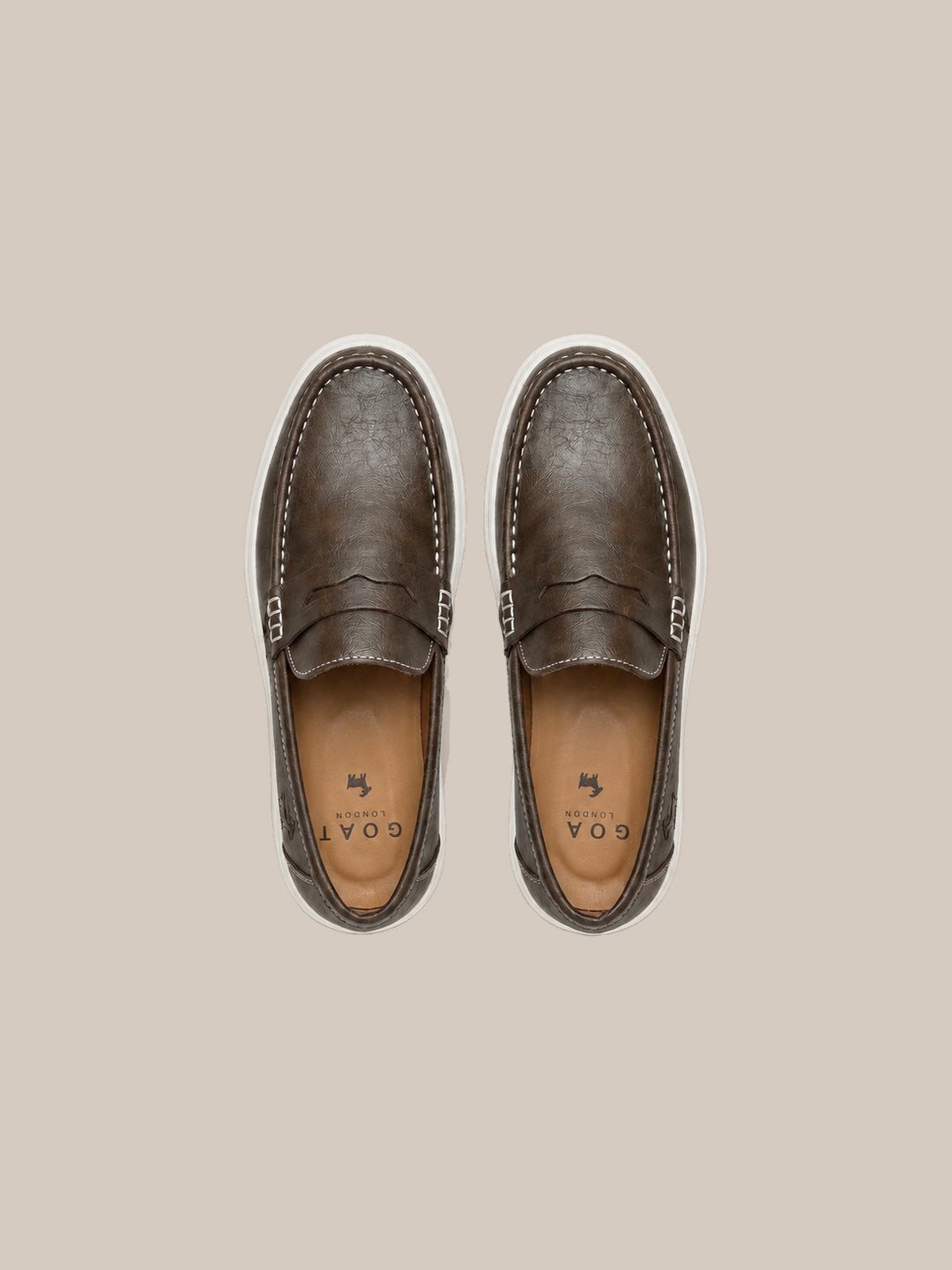 Mocasín Holland Park Platform Penny — 18 dark brown arriba - IA.jpg