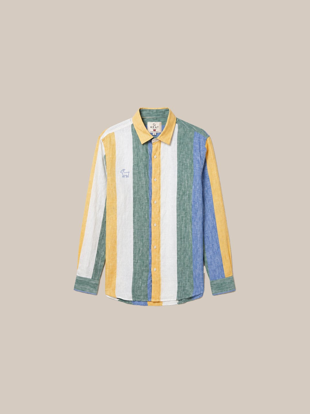 Camisa London Eye mang larga (100% lino) — 2.5 AMARILLO - IA Gemini.jpg
