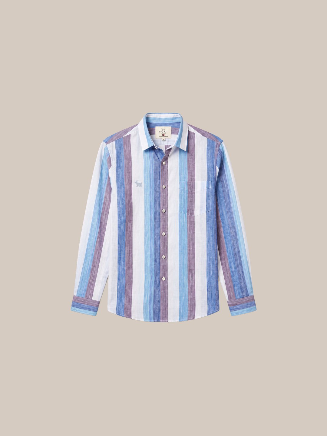 Camisa London Eye mang larga (100% lino) — London Eye ML azul Shopify plano - IA Gemini.jpg