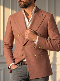 Thumbnail for Blazer Bond Street Double-Breasted — Bond Street rosa - detalle atardecer GPT.jpg