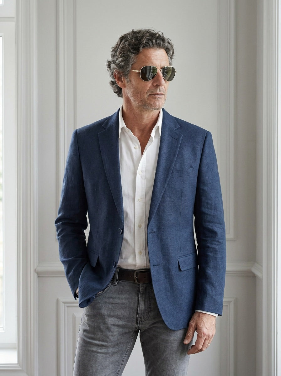 Blazer Berkeley Square Tailored — Berkeley Square azul - plano medio.jpg