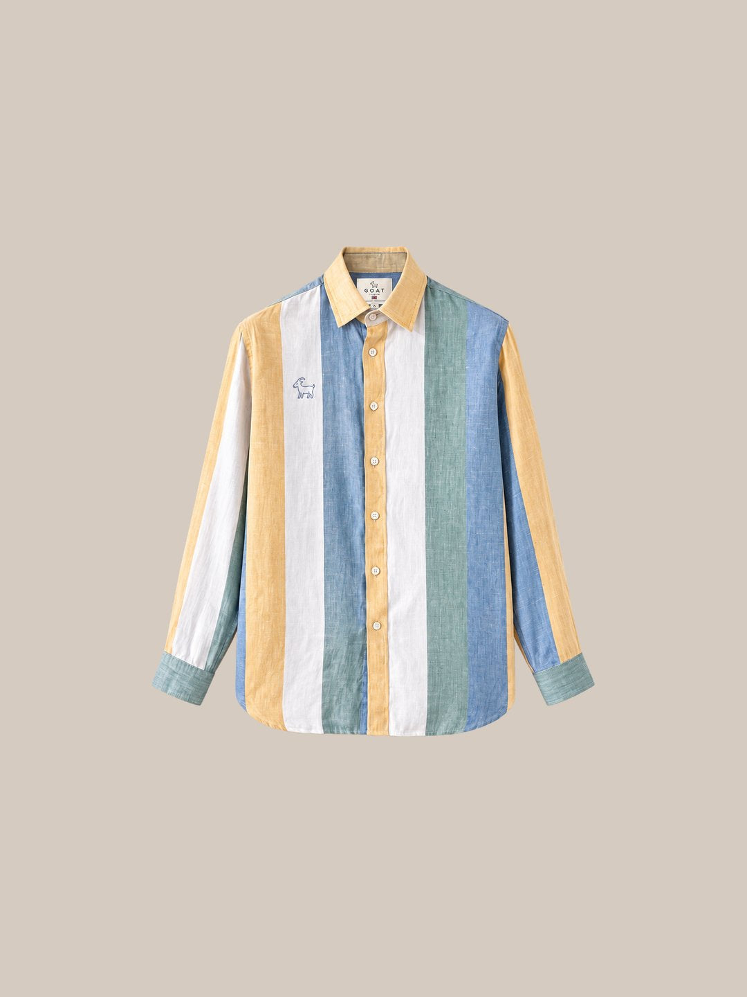 Camisa London Eye mang larga (100% lino) — 2 AMARILLO - IA.jpg