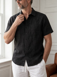 Thumbnail for Camisas Mayfair — Mayfair negra - Modelo K detalle GPT.jpg