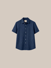 Thumbnail for Camisa 100% Lino (Black Line) — 1 azul - IA.jpg