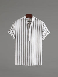 Thumbnail for Camisa de lino a Rayas